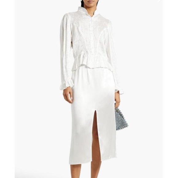 Batsheva Grace Blouse in White Jacquard Size
12 - Picture 6 of 6